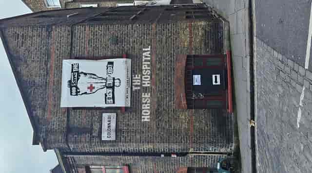 Industrial-style Horse Hospital venue for offbeat experiential events and pop-up locations.