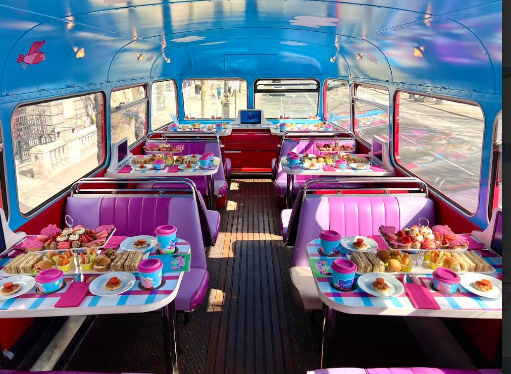 Brigit's Afternoon Tea Bus London - Peppa Pig Party Bus Hire image 1