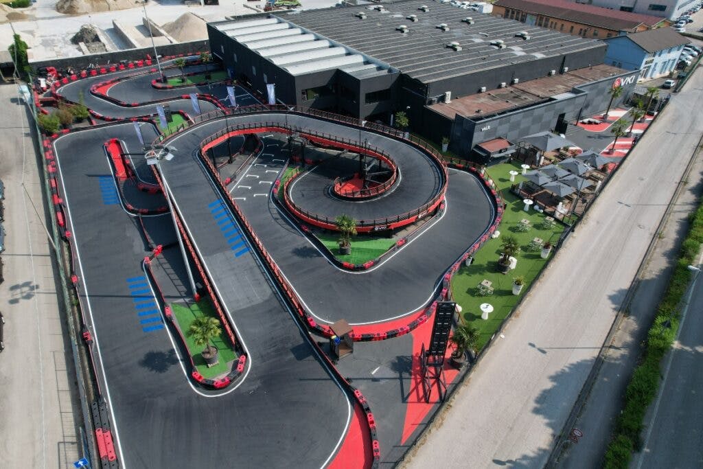 E-Karting Track at Gravity MAX: vibrant go-karting for corporate events and team-building.