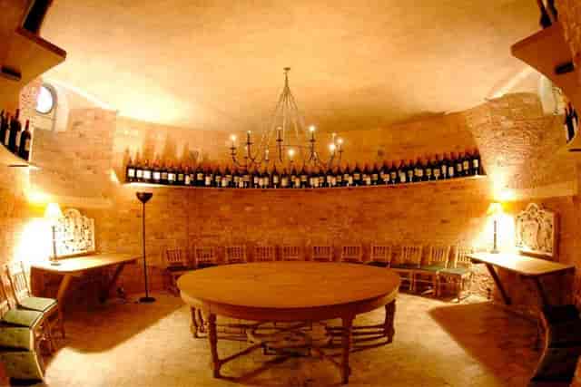 Atmospheric boardroom in The Cellars at Waddesdon for executive retreats and VIP events.