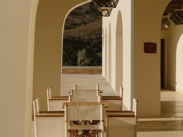 Alfarroba Meeting Room terrace at Viceroy Ombria Algarve for luxury networking and brainstorming.