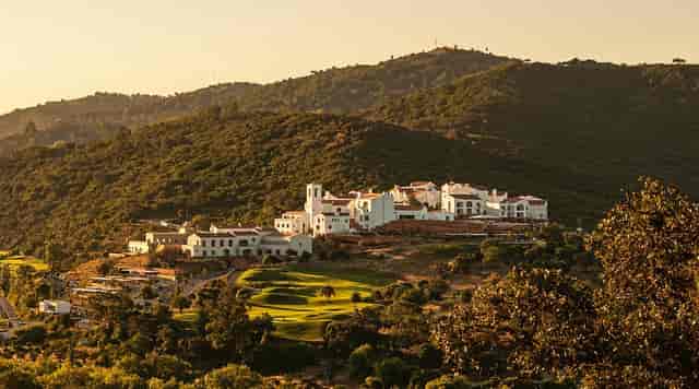 Sobreiro Cork Oak Ballroom garden at Viceroy Ombria Algarve: luxury incentive retreat and golf venue.
