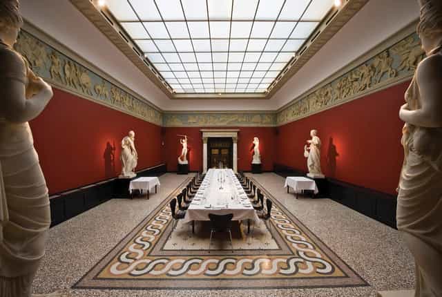 Elegant Hall of Paintings, Carlsberg Venues - ideal for meetings or private dinners.