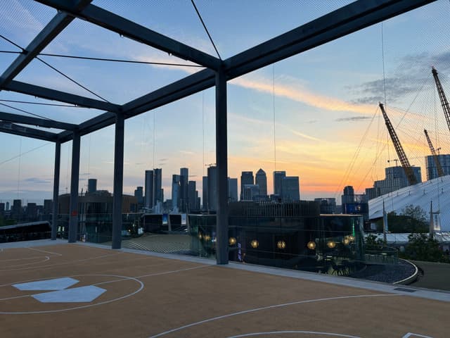 Rooftop Basketball Court
