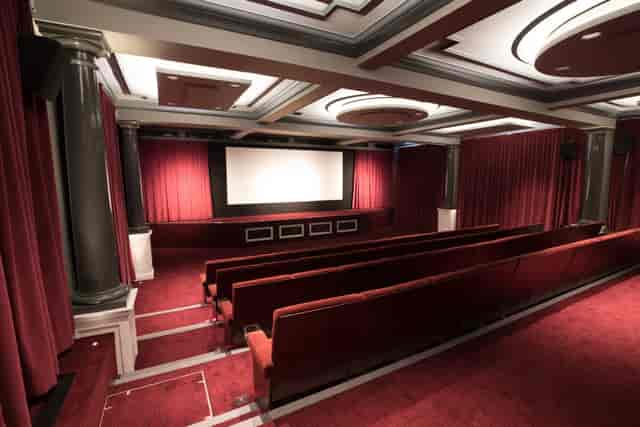 Catford Cinema screening room with tiered seating for corporate presentations and film previews.