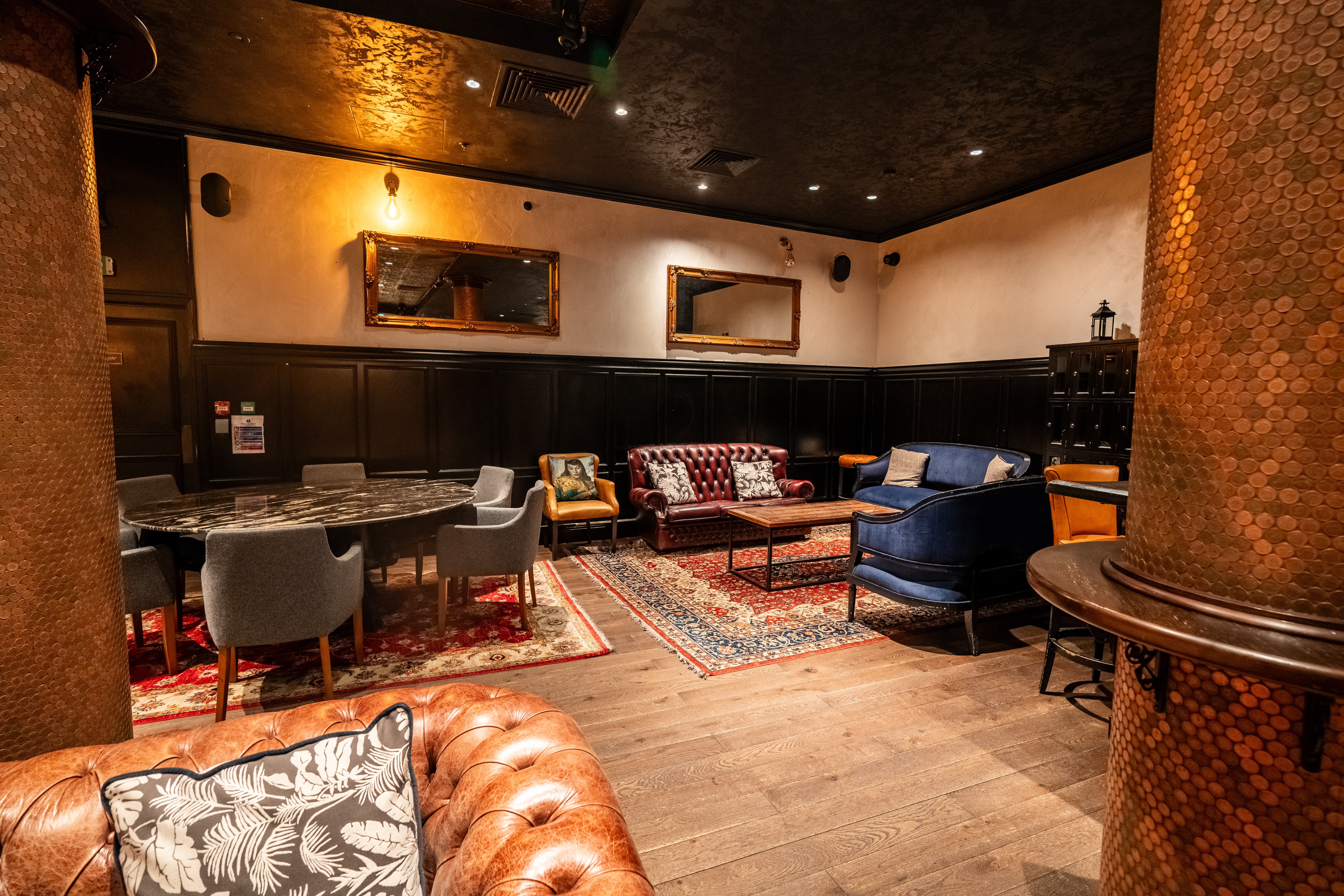Stylish event space at Parallel 45 London, ideal for meetings and networking.