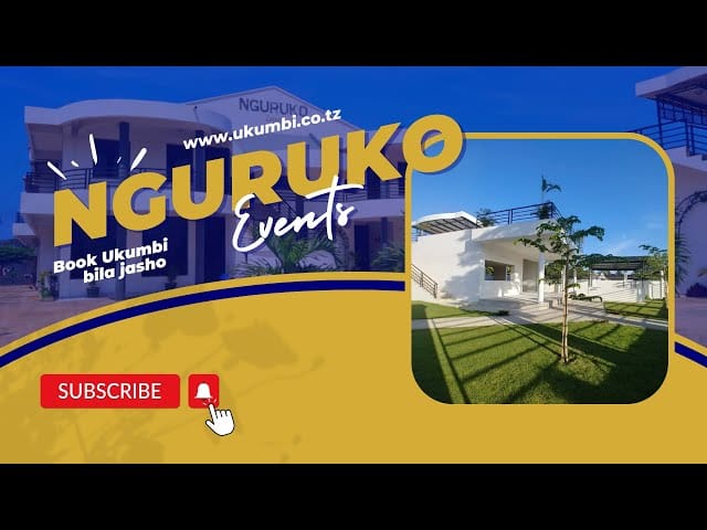 Modern Main Hall at Nguruko Events for outdoor weddings and corporate functions.