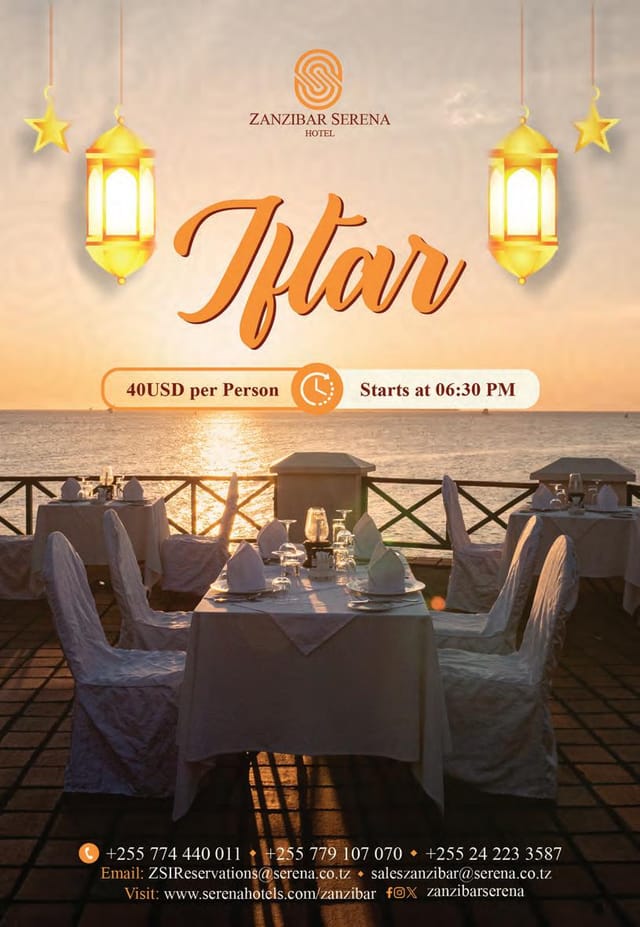 Premium sunset Iftar event at Happy Sister restaurant featuring elegant dining atmosphere.