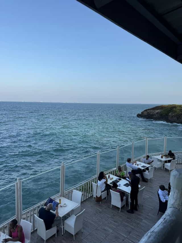 Karambezi Café oceanfront venue for incentive dinners and networking events.