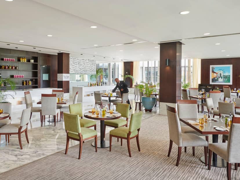 High-end restaurant space for VIP hospitality and corporate networking events.