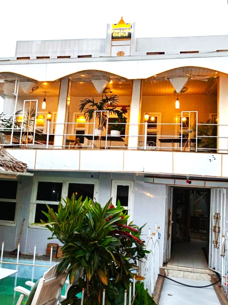 Afrikando Restaurant tiered venue for intimate networking events and breakout sessions.