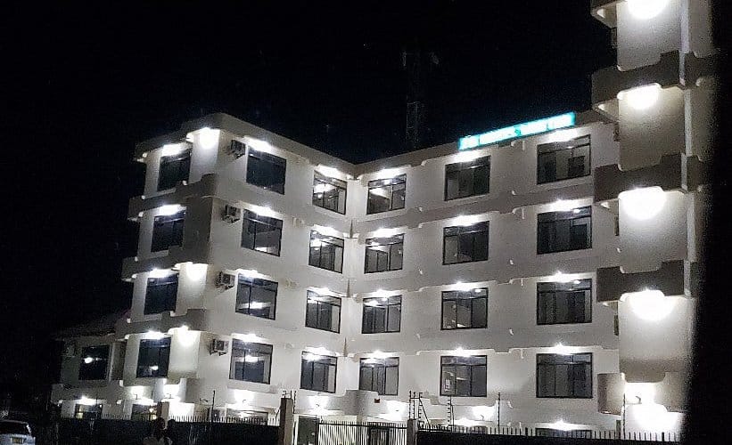 FQ Hotels budget conference halls: utilitarian event venue for large-scale housing.