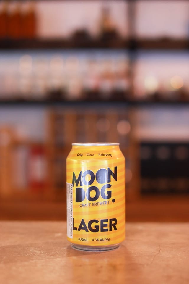 Moon Dog Craft Brewery store interior, ideal for unconventional networking happy hour events.