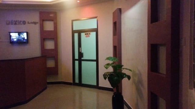 Meeting Room foyer at Mexico Lodge Dar es Salaam, ideal for professional conference registration.