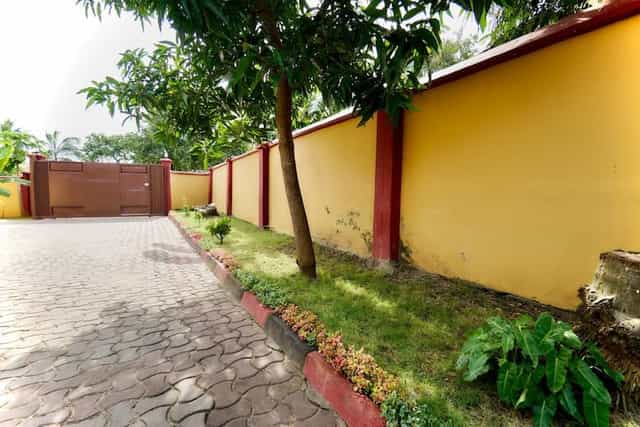 Gated entrance of Sixsixty Apartments, Dar es Salaam, ideal for private events and venue hire.