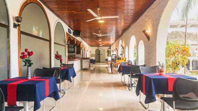 Open-air meeting room at Best Western Jangwani Sea Breeze Resort for events and networking.