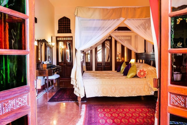 Zanzibar Serena Inn period-style luxury suite for executive retreats and VIP incentive travel.