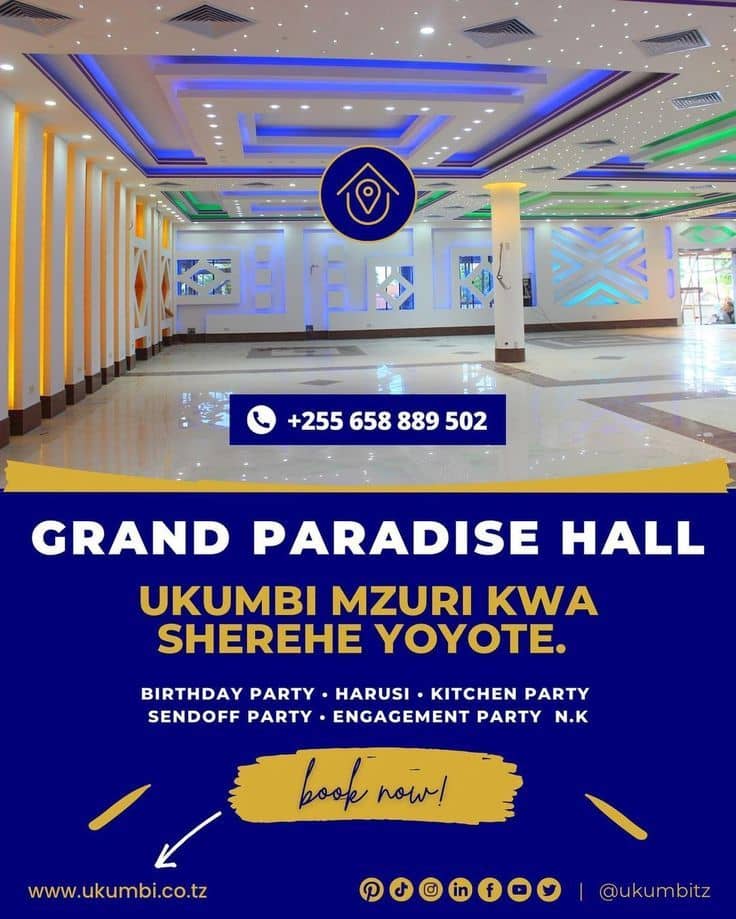 Modern banquet hall with polished floors, ideal for wedding and corporate event venue rentals.