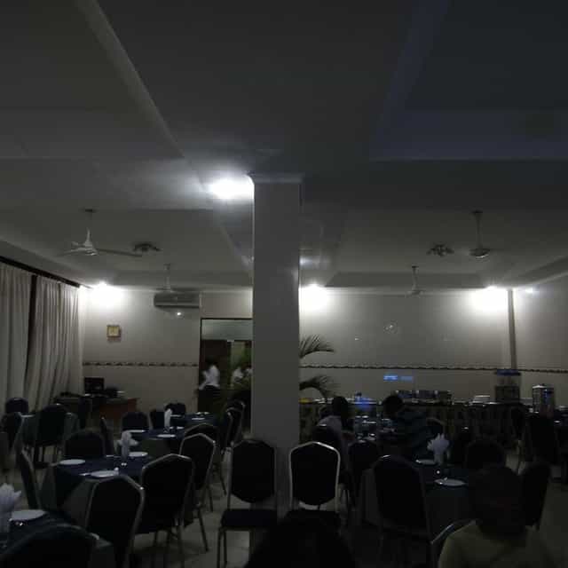 Meeting Room at Landmark Hotel Ubungo: Pillar-obstructed event space for corporate workshops.