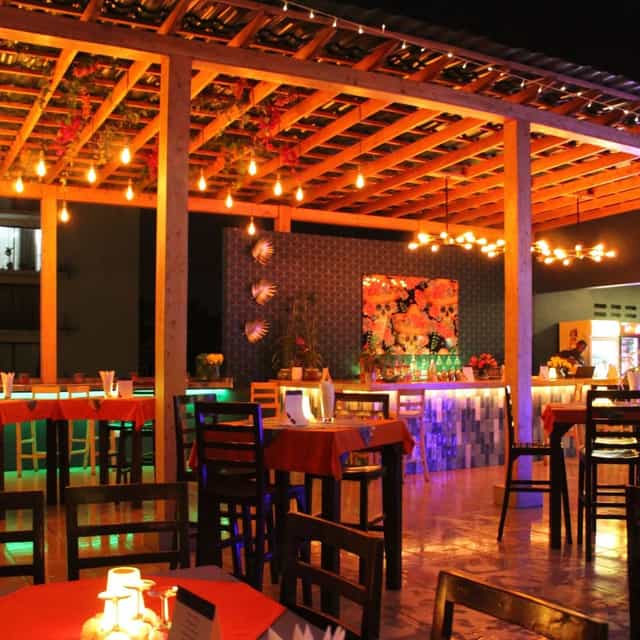 Nino’s Restaurant Tanzania with ambient Edison lighting for networking receptions and team dinners.