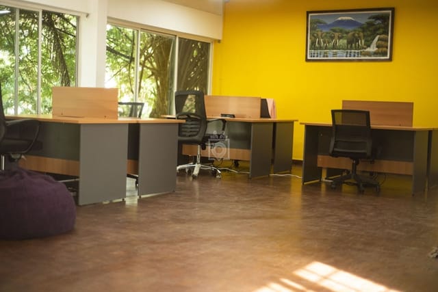 Private office space at WORQ Co-working, ideal for solo focus sessions and corporate workshops.