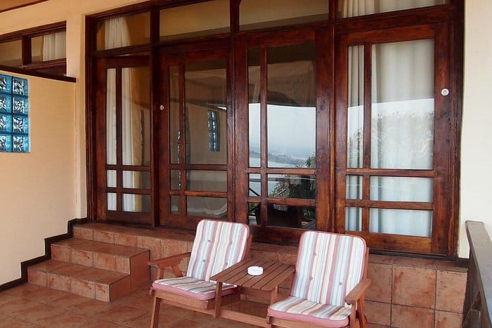 Kigoma Hilltop Hotel VIP suite balcony for small-group strategy meetings and executive retreats.