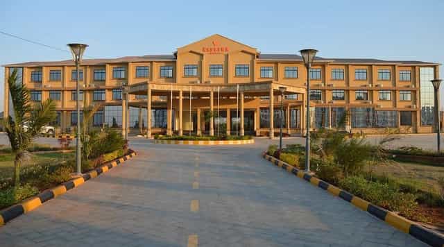 Meeting Room 3 at Rafiki Dodoma Hotel with porte-cochère for corporate retreats and large events.