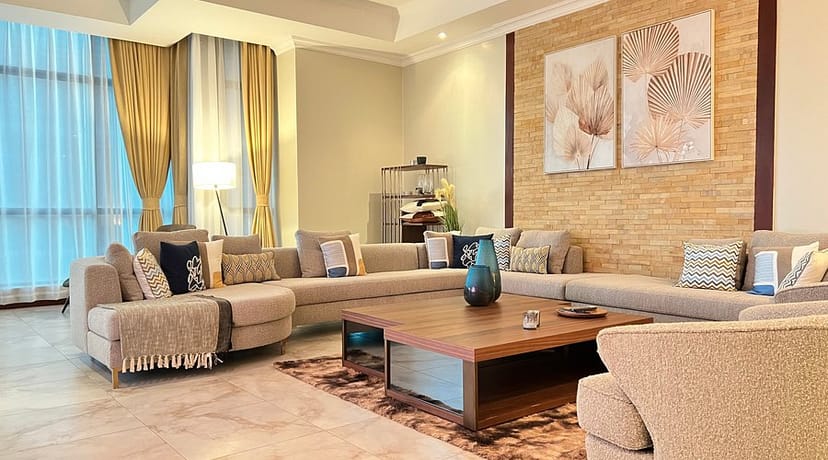 VIP breakout room at Fairview Luxury Apartments for corporate meetings and networking events.