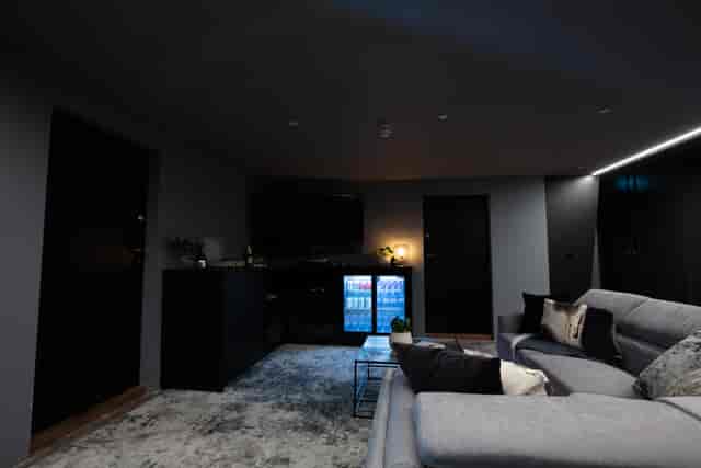 Modern meeting space in West London with sleek decor for intimate gatherings and events.