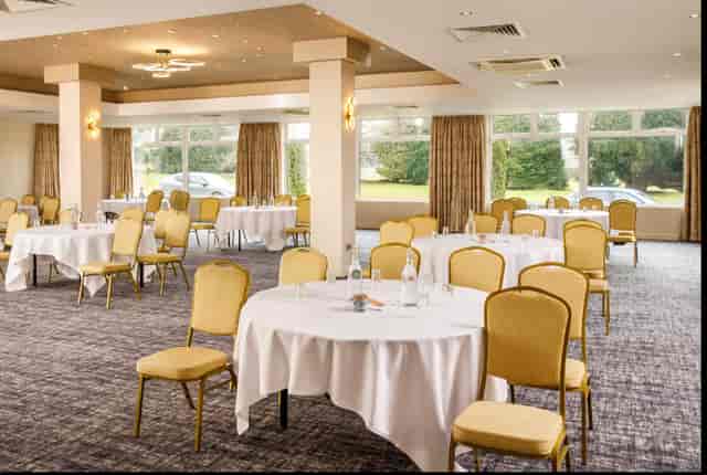 Bright private dining room at Mercure Maidstone, ideal for corporate events and banquet hire.