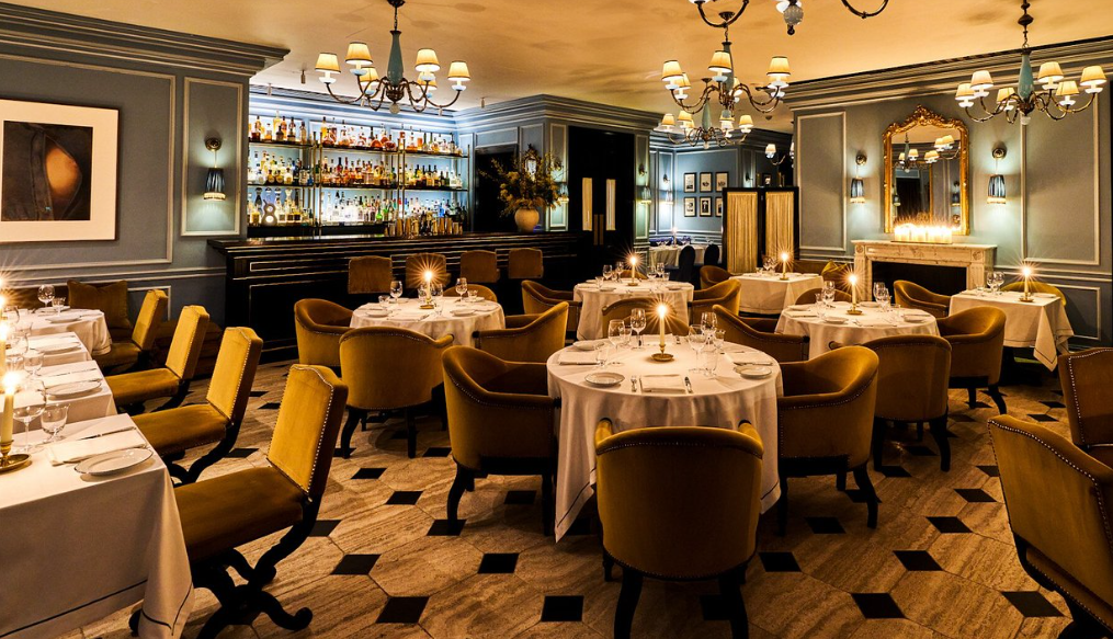 Elegant dining space at The Twenty Two for corporate dinners and private events.