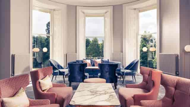 Presidential Room at Mercure Gloucester: modern meeting space for VIP corporate events and interviews.
