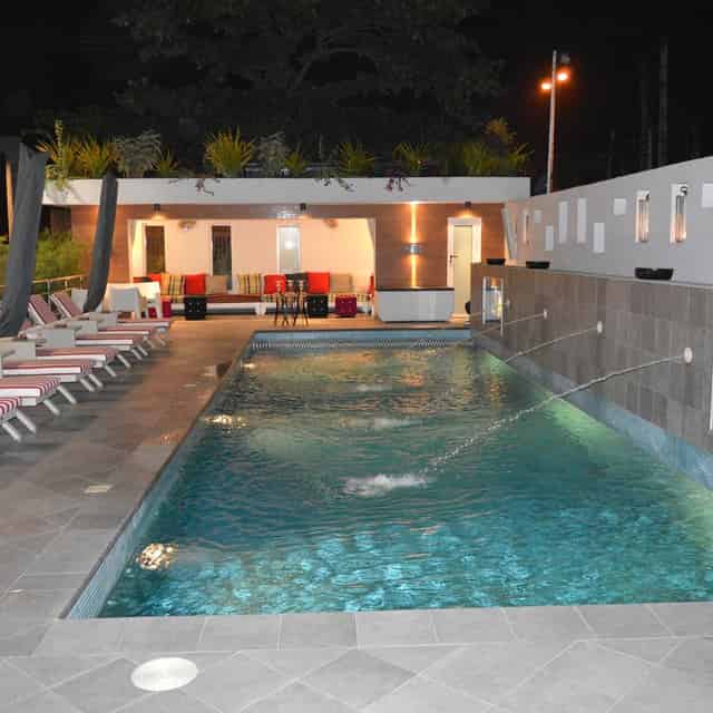 Poolside