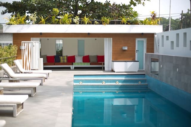 Poolside