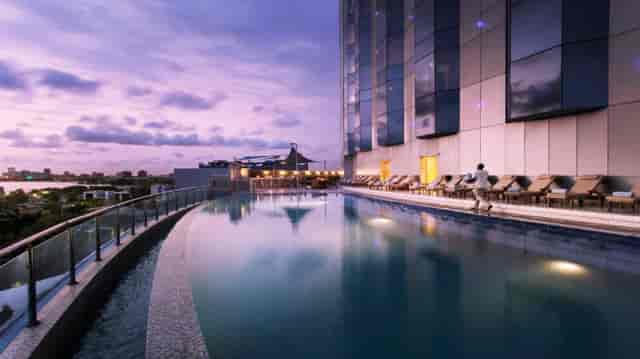 Lagos Continental Hotel rooftop suite for corporate evening receptions and cocktail events.