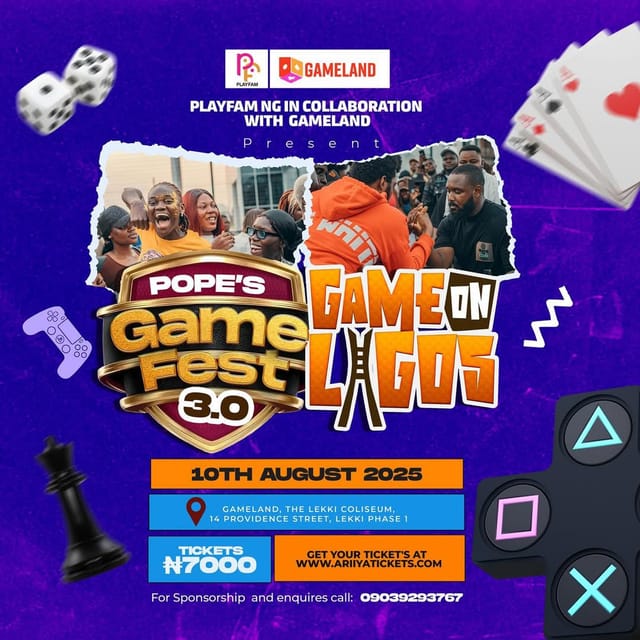 Gameland at Lekki Coliseum: High-energy event space for gamified brand activations.