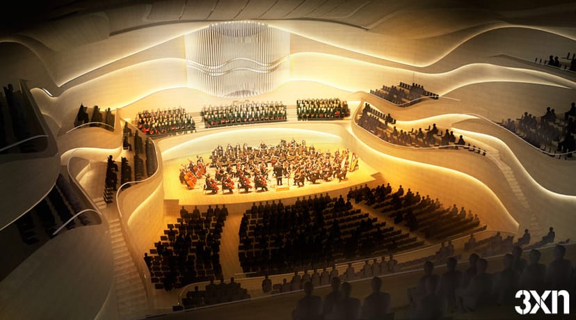 Acoustically optimized Havelock concert hall venue for premium keynotes and large-scale performances.