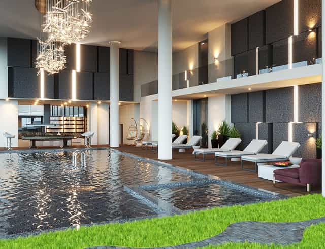 Luxury meeting room in Cruxstone Nigeria, high-end wellness space for VIP events and conferences.