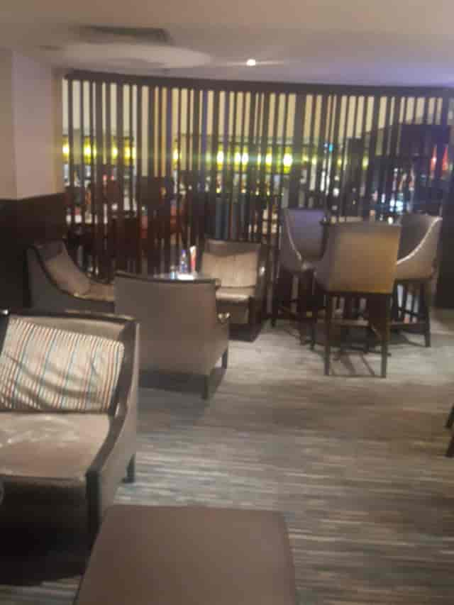 Cocktail bar lounge at Mövenpick Hotel Ikoyi for corporate breakout sessions and networking events.