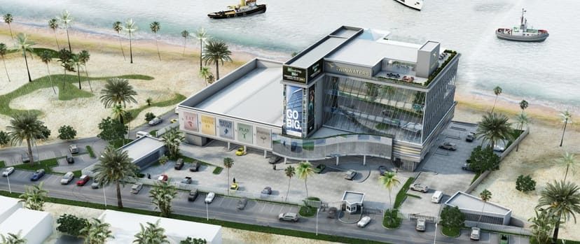 Twin Water Lagos beachfront event hall for corporate retreats and product launches.