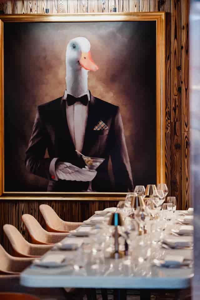 The Whisky Room at Duck & Waffle Edinburgh for upscale gala dinner and evening reception events.