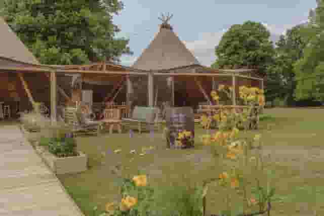 Tipis at Mapledurham