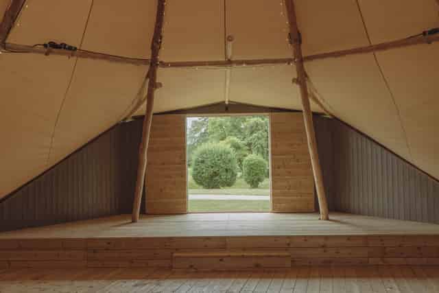 Tipis at Mapledurham
