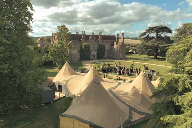 Tipis at Mapledurham