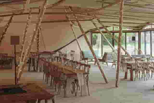 Tipis at Mapledurham