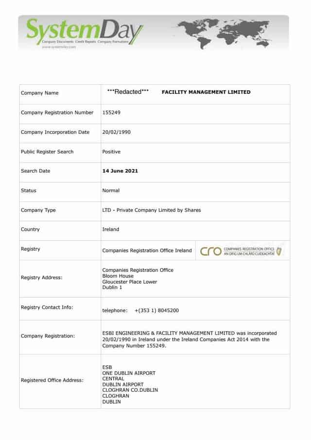 Companies Registration Office