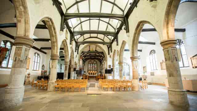 Historic Main Church Hall venue for atmospheric ceremonies and networking events.