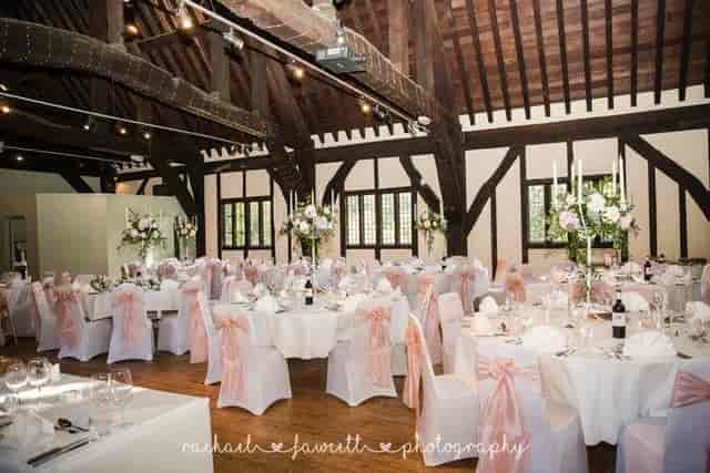 Hospitium York event venue with timber framing for elegant weddings and formal banquets.