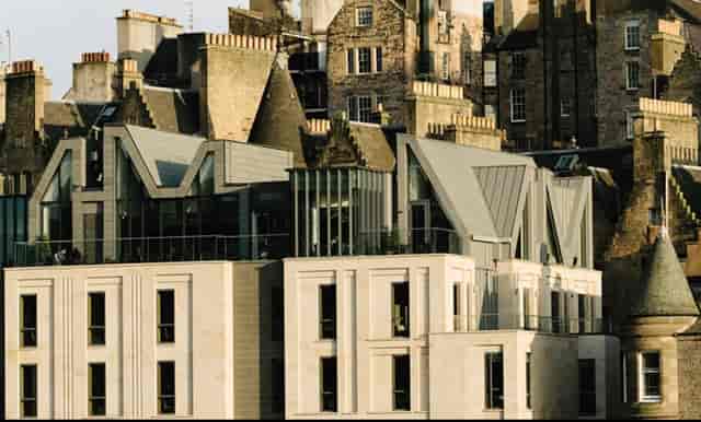 Market Street Hotel bar with outdoor terrace for boutique Edinburgh events.