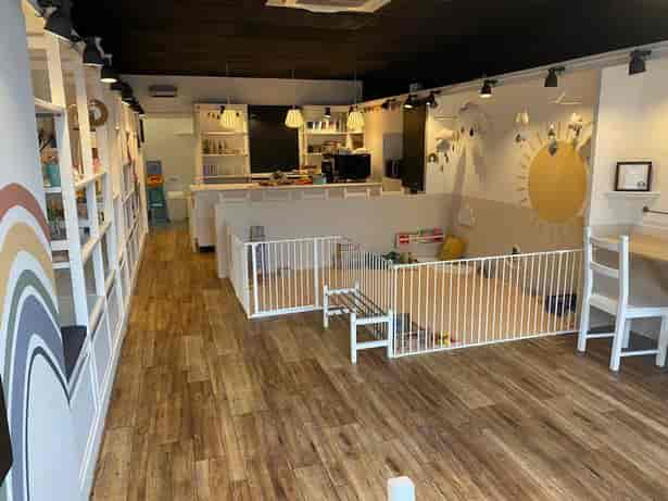 Joy Tots family-friendly cafe with play zone for corporate retreats and community events.